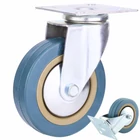 Kép 1/7 - Talplemezes műszerkocsi kerék, 100 mm