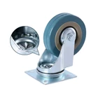 Kép 2/7 - Talplemezes műszerkocsi kerék, 100 mm