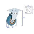 Kép 7/7 - Talplemezes műszerkocsi kerék, 100 mm