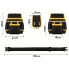 Kép 10/10 - Szerszámöv 22 zsebbel, kalapácstartóval, 120 cm