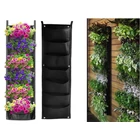 Kép 5/10 - Függőleges, 7 zsebes filc növénykaspó