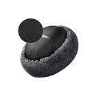 Kép 3/9 - Kutya, macska plüss fekhely, 100 x 15 cm, világos szürke