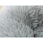 Kép 9/9 - Kutya, macska plüss fekhely, 100 x 15 cm, világos szürke