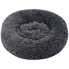 Kép 10/10 - Kutya, macska plüss fekhely, 100 x 15 cm, sötét szürke