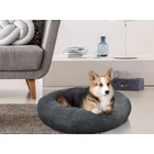 Kép 5/10 - Kutya, macska plüss fekhely, 100 x 15 cm, sötét szürke