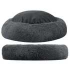 Kép 7/10 - Kutya, macska plüss fekhely, 100 x 15 cm, sötét szürke