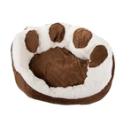 Kép 4/10 - Plüss kutya fekhely, barna, 60 cm