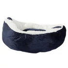 Kép 8/14 - Plüss kutya fekhely, sötétkék, 60 cm