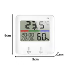 Kép 2/9 - Digitális hő- és páratartalom mérő dátum funkcióval