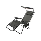 Kép 4/14 - Összecsukható napozóágy napellenzővel és asztallal