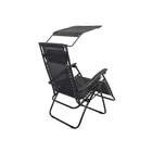 Kép 8/14 - Összecsukható napozóágy napellenzővel és asztallal