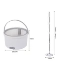 Kép 7/10 - Teleszkópos felmosó kerekes vödörrel, 2 mikroszálas párnával