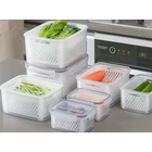 Kép 5/10 - Ételtároló edények kivehető belső kosárral, 4 db