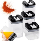 Kép 1/8 - Konyhai tárolóedény készlet szilikon tömítéssel, 4 db