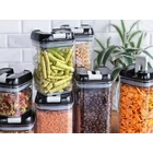 Kép 2/8 - Konyhai tárolóedény készlet szilikon tömítéssel, 4 db