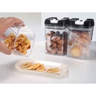 Kép 8/8 - Konyhai tárolóedény készlet szilikon tömítéssel, 4 db