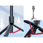 Kép 8/10 - Teleszkópos telefontartó állvány bluetooth távirányítóval, 90 cm