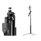 Kép 9/10 - Teleszkópos telefontartó állvány bluetooth távirányítóval, 178 cm