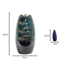 Kép 9/10 - Visszaáramló füstölőkúp tartó 10 db füstölőkúppal