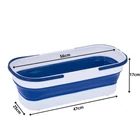 Kép 4/10 - Felmosó szett mikroszálas betéttel, összecsukható vödörrel, teleszkópos nyéllel