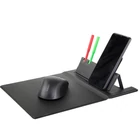 Kép 8/15 - Egérpad induktív telefontöltővel és tolltartóval