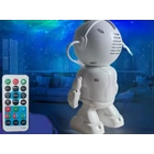 Kép 8/16 - Űrhajós csillagprojektor éjszakai fény Bluetooth hangszóróval, távirányítóval