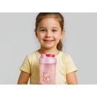 Kép 9/9 - Étkeződoboz vizespalackkal és evőeszközökkel gyerekeknek, rózsaszín