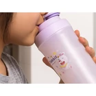 Kép 2/10 - Étkeződoboz vizespalackkal és evőeszközökkel gyerekeknek, lila