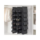 Kép 4/9 - Akasztós cipőtároló 6 pár cipő számára, fekete