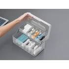 Kép 3/9 - 11 rekeszes szervező láda fedéllel és fogantyúval