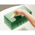 Kép 5/9 - 11 rekeszes szervező láda fedéllel és fogantyúval