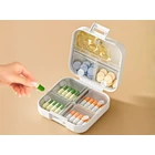 Kép 2/15 - 7 rekeszes gyógyadagoló doboz, 8 x 7.5 x 3.5 cm