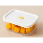 Kép 2/10 - Fedeles élelmiszer-tároló dátumjelzővel, 600 ml