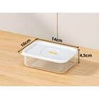 Kép 3/10 - Fedeles élelmiszer-tároló dátumjelzővel, 600 ml