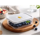 Kép 4/10 - Fedeles élelmiszer-tároló dátumjelzővel, 600 ml