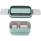 Kép 9/10 - Kétszintes éthordó evőeszközökkel, 1.4 L, kék