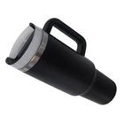 Kép 8/11 - Acél termoszbögre 1.2 literes űrtartalommal, szívószállal, fekete