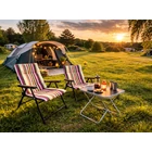 Kép 4/10 - Összecsukható kempingszék, sokszínű csíkos