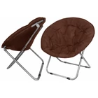 Kép 8/10 - Összecsukható kerek kerti szék, barna