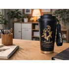 Kép 5/10 - Termoszpohár szívószállal, 530 ml, fekete