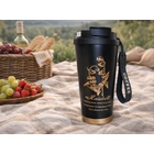 Kép 6/10 - Termoszpohár szívószállal, 530 ml, fekete