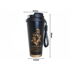 Kép 7/10 - Termoszpohár szívószállal, 530 ml, fekete