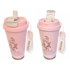 Kép 10/10 - Termoszpohár szívószállal, 530 ml, rózsaszín