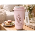 Kép 8/10 - Termoszpohár szívószállal, 530 ml, rózsaszín