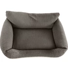 Kép 5/10 - Magasított oldalfalú kutya-, macska fekhely, bézs, M