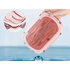 Kép 2/7 - 3 rekeszes éthordó evőeszközkészlettel, rózsaszín