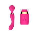 Kép 7/10 - Kézi vibrációs masszírozó USB-töltéssel, rózsaszín