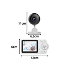 Kép 10/10 - Babafigyelő kamera éjszakai móddal, kétirányú kommunikációval