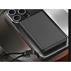 Kép 3/9 - Powerbank vezeték nélküli töltési funkcióval, USB-C és Lightning, 10000 mAh, 20W, szürke