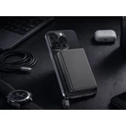 Kép 5/9 - Powerbank vezeték nélküli töltési funkcióval, USB-C és Lightning, 10000 mAh, 20W, szürke